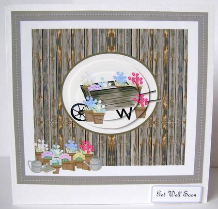 Prefered 8x8 Card with Oval Stacker Design Sheet by Margaret McCartney