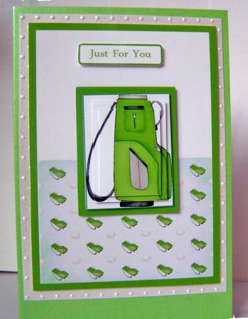 Golf Mad Dad Green by Margaret McCartney