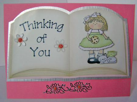 Thinking of You - Girl with Kitten - Book by Margaret McCartney