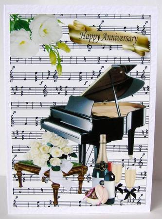 Happy Anniversary, A4 by Margaret McCartney