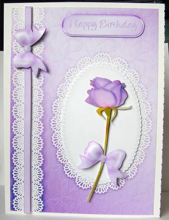 A4 Rose, Lace and Pearls 3D Decoupage Kit by Margaret McCartney