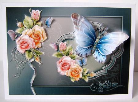 Floral Butterfly by Margaret McCartney
