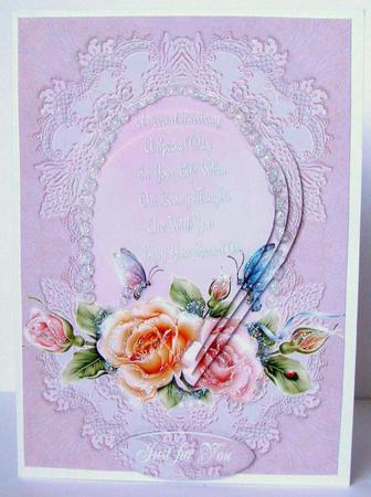 7x5 Flowers and Butterflies by Margaret McCartney