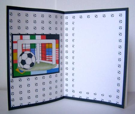World Cup Football Card Insert by Margaret McCartney