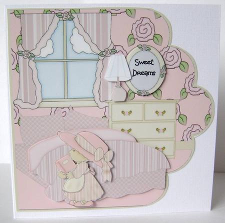 My Special Place Scalloped Edge Topper for 8x8 Card by Margaret McCartney