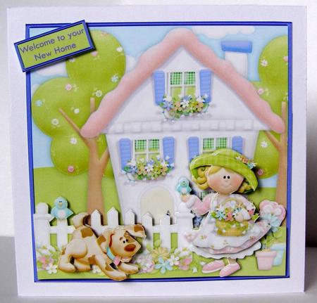 Bumbleberry Cottage Topper & Decoupage by Margaret McCartney