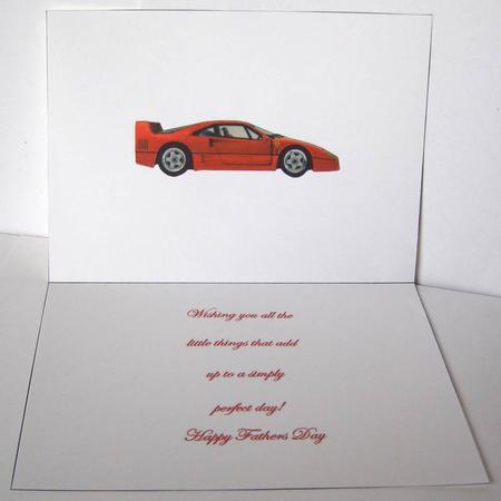 Ferrari Insert with Verse by Margaret McCartney