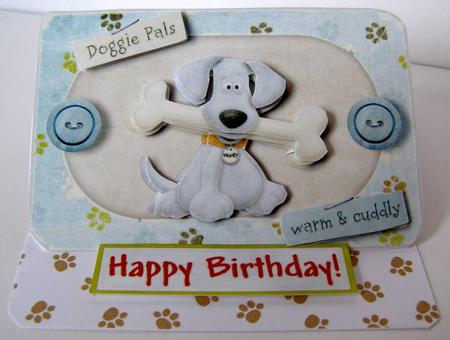 Doggie Pals Warm & Cuddly 2 Toppers on Sheet by Margaret McCartney