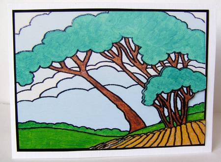 Art Deco Painting by Margaret McCartney