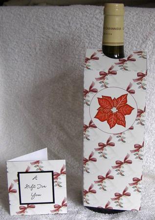 Wine Bottle Covers Set 1 - Xmas by Margaret McCartney