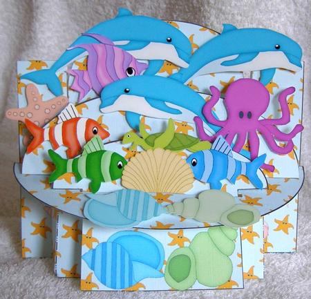 Sea World Shelf Card Kit by Margaret McCartney