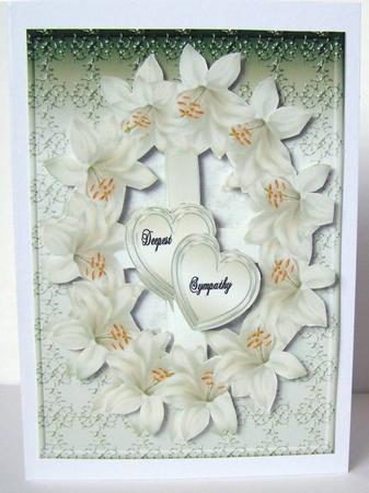 7x5 Sympathy Hearts by Margaret McCartney