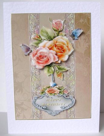 Sweet Roses for Her Birthday by Margaret McCartney