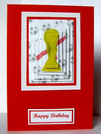 Gold World Cup Pyramage by Margaret McCartney