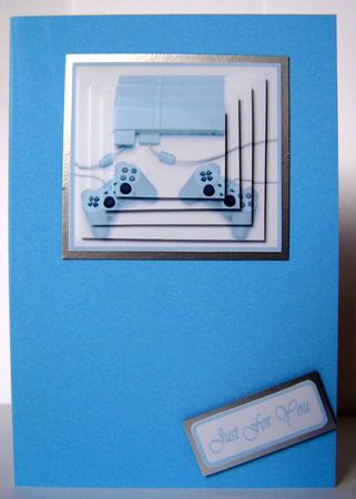 Blue Ps2 Pyramage by Margaret McCartney