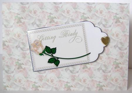 Shabby Roses Backing Papers Kit by Margaret McCartney