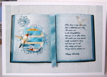 Blue Book with Verse by Margaret McCartney