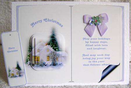 Christmas Holidays Open Book by Margaret McCartney