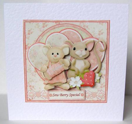 Sew Berry Special Topper & Decoupage by Margaret McCartney
