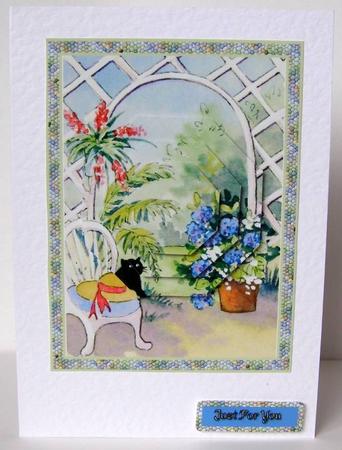 Cat and Arch Octogon by Margaret McCartney