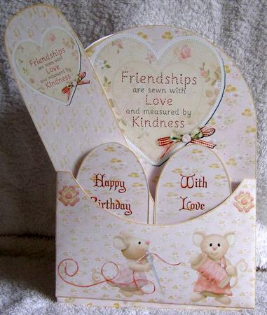 Friendships Arched Pocket Card Kit with Bookmark and Tags by Margaret McCartney