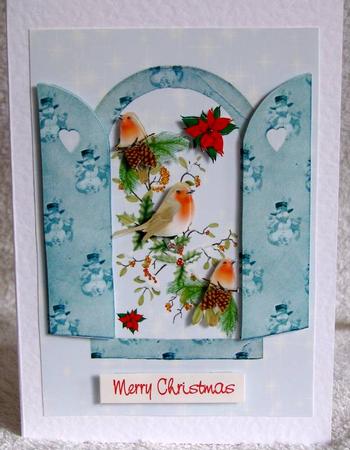 A4 Christmas Window by Margaret McCartney
