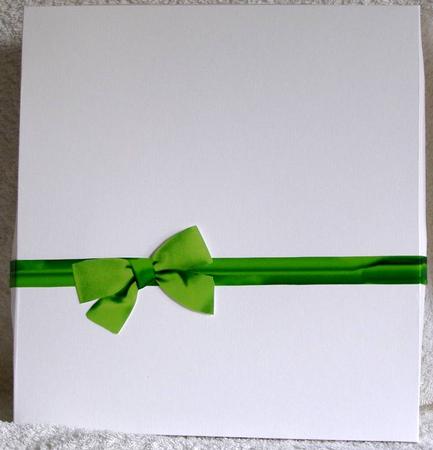 Giant Easel Tableau Presentation Box Christmas Ribbons by Margaret McCartney
