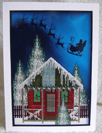 A4 Christmas Reindeer by Margaret McCartney
