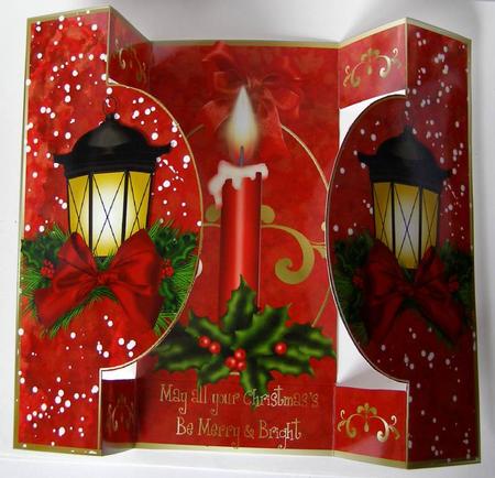 Christmas Lights - Quick Card by Margaret McCartney
