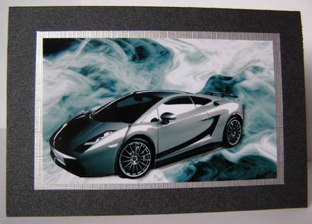 Lamborghini Decoupage by Margaret McCartney