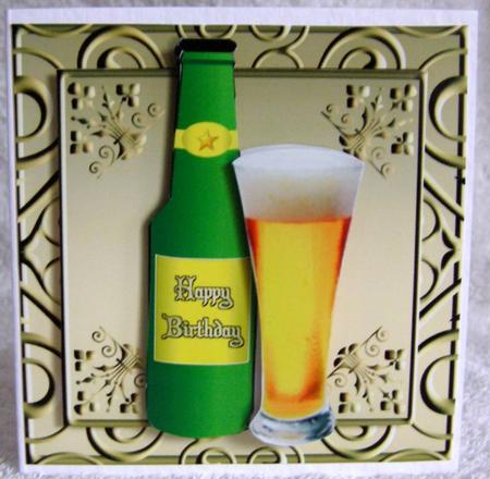 Glass Beer Birthday by Margaret McCartney