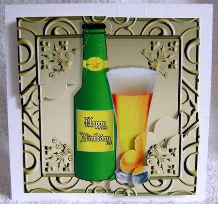 Beer Glass Corner Stack by Margaret McCartney