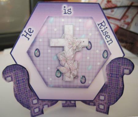 Easter Cross Plate by Margaret McCartney