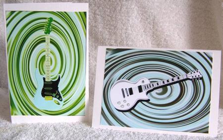 Birthday Guitars 2 by Margaret McCartney