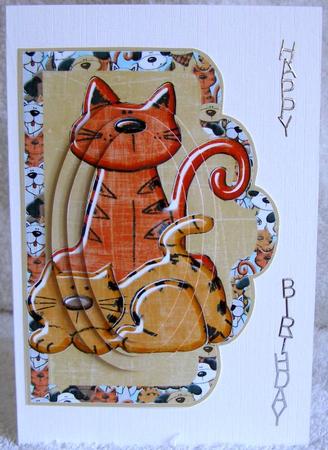 Kitty Cats Pyramids by Margaret McCartney