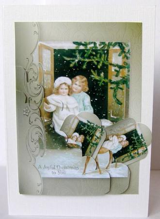 Joyful Christmas Pocket Card with Tags by Margaret McCartney