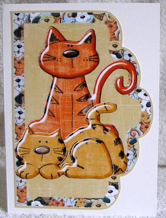 Kitty Cats Topper by Margaret McCartney