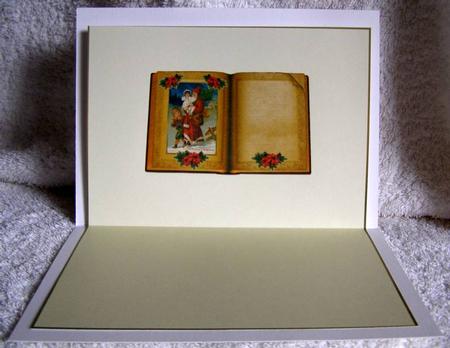 Vintage Santa Christmas Book Insert1 by Margaret McCartney