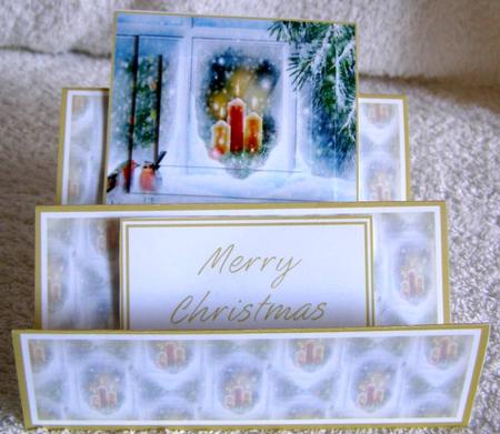 Robins by the Christmas Window Stair Stepper Kit by Margaret McCartney