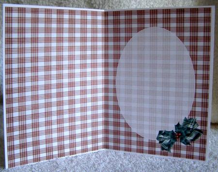 Christmas Holly Insert by Margaret McCartney