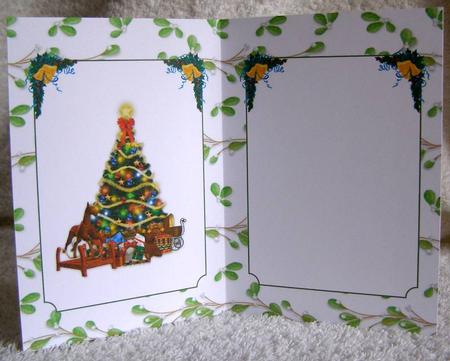 Mistletoe & Xmas Tree Insert by Margaret McCartney