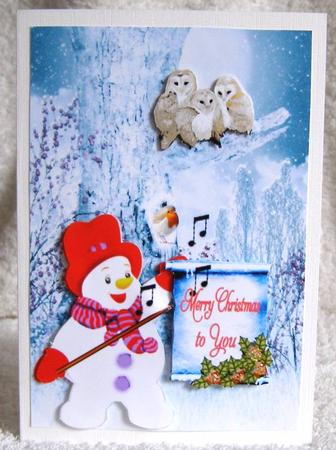 Singing Snowman by Margaret McCartney