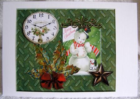 Vintage Snowman by Margaret McCartney