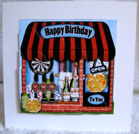 The Little Last Drop Inn Shell Edged Corner Side Stacker by Margaret McCartney