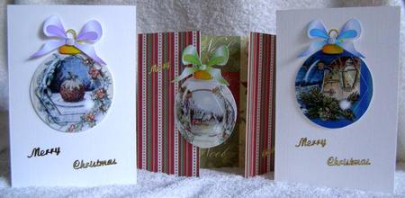 Baubles and Bows Pyramage by Margaret McCartney