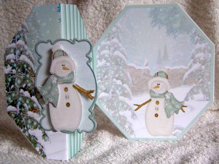 Christmas Garden Fold Back by Margaret McCartney