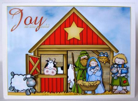 Cute Childs Nativity by Margaret McCartney