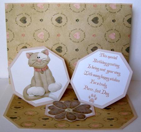 Purrr Fect Birthday Double Easel Twist Kit by Margaret McCartney