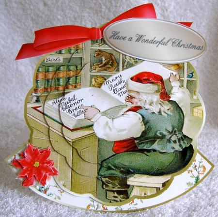 Wobbling Christmas - Santa's List by Margaret McCartney