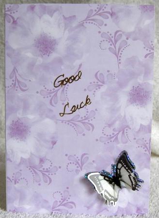 Blossom Swirl Smokey Lilac A4 Backing Paper by Margaret McCartney